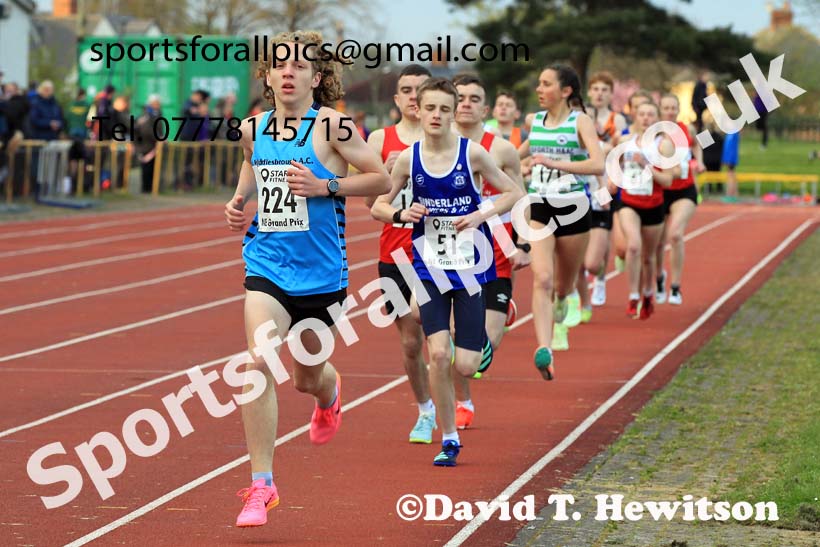 1500 metres, 2023 NE Grand Prix 1, Monkton. Photo: David T. Hewitson/Sports for All Pics